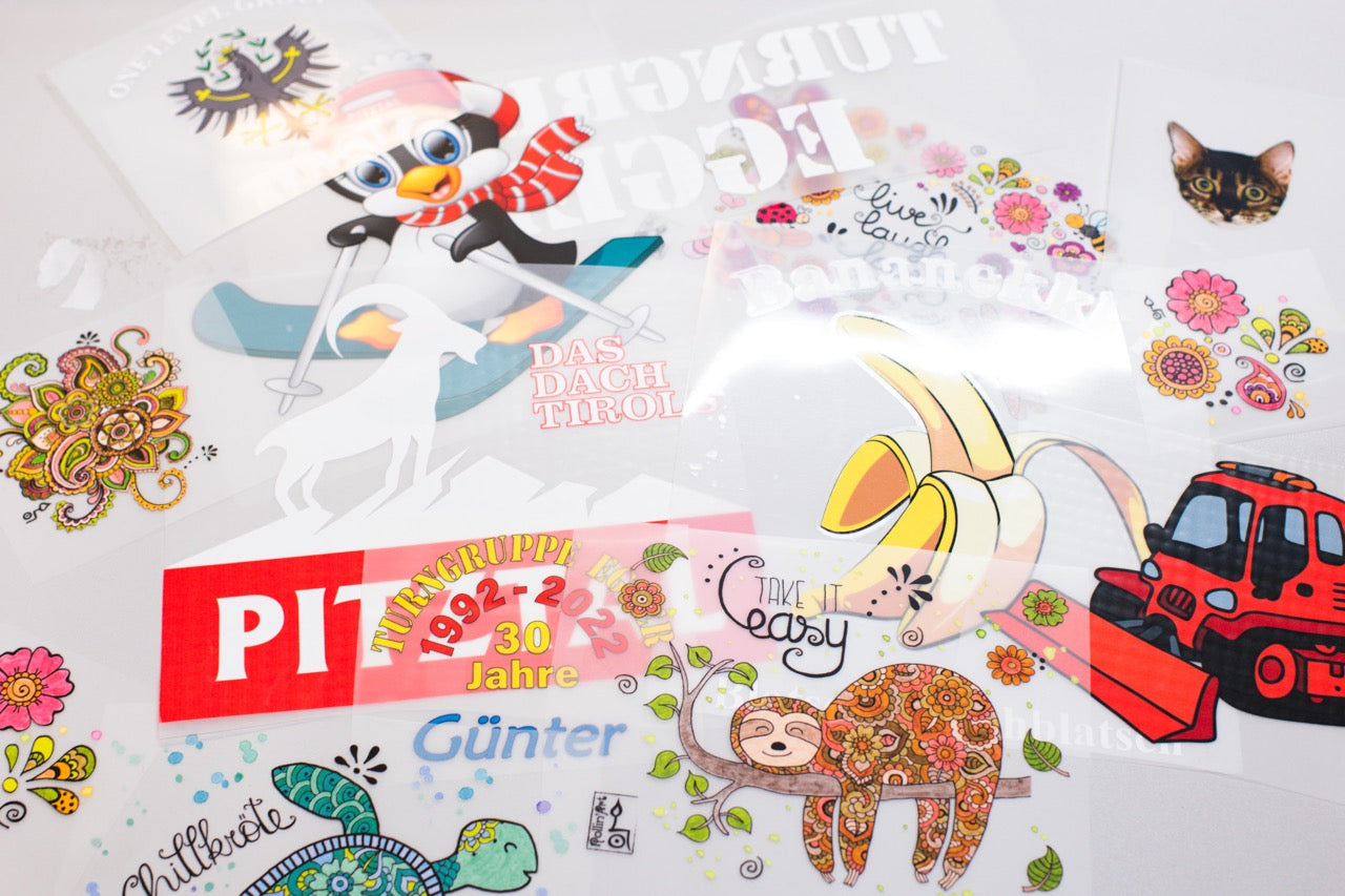 DTF Transfer 1/2 Laufmeter 57x50cm