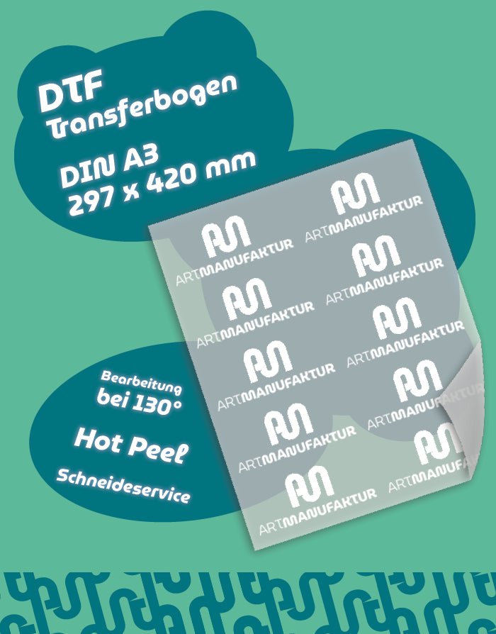 DTF Transferbogen Din A3