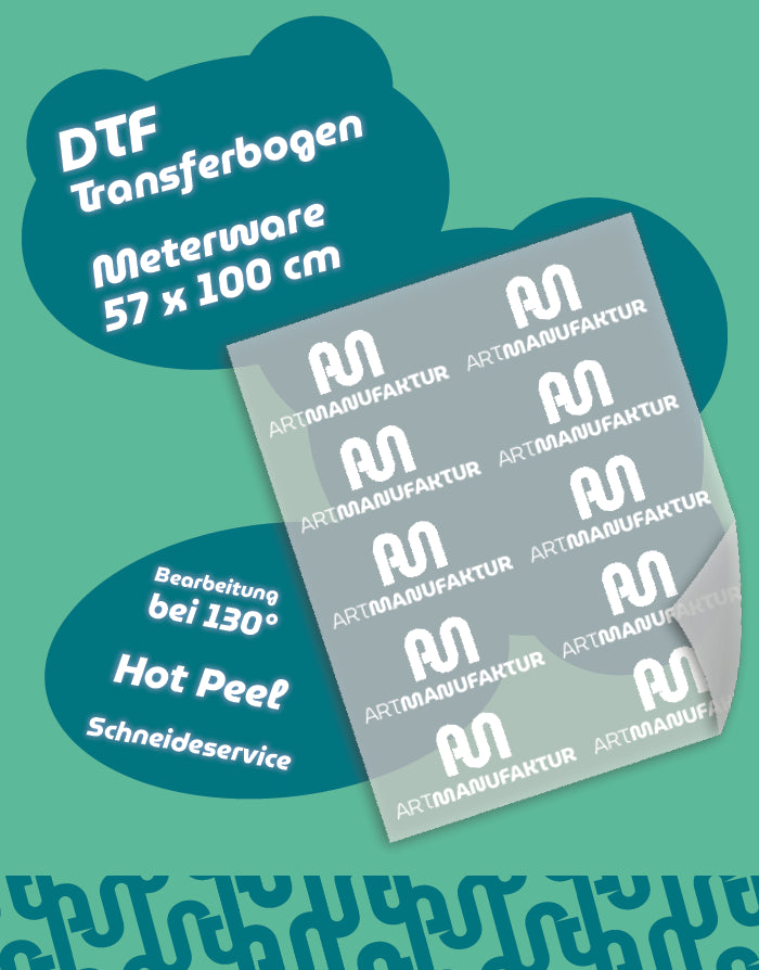 DTF Transfer 1/2 Laufmeter 57x50cm